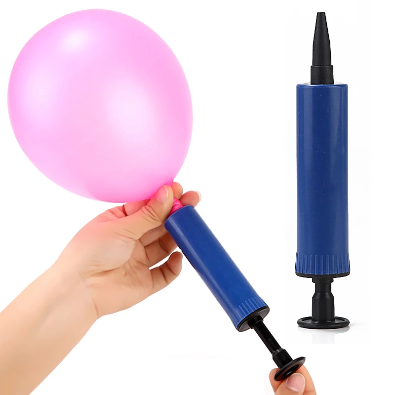 1pcs Birthday Party Celebration Manual Dual Action Hand Balloon Air Pump Mini Plastic Hand Soccer Needle Ball Air Inflator Tools Tool Credit Tools To Cut Metaltool Trim Aliexpress