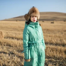 Новое поступление, Aporia. king, длинное однотонное однобортное приталенное пуховое пальто на белом утином пуху, 90%, пуховое пальто для деловой женщины