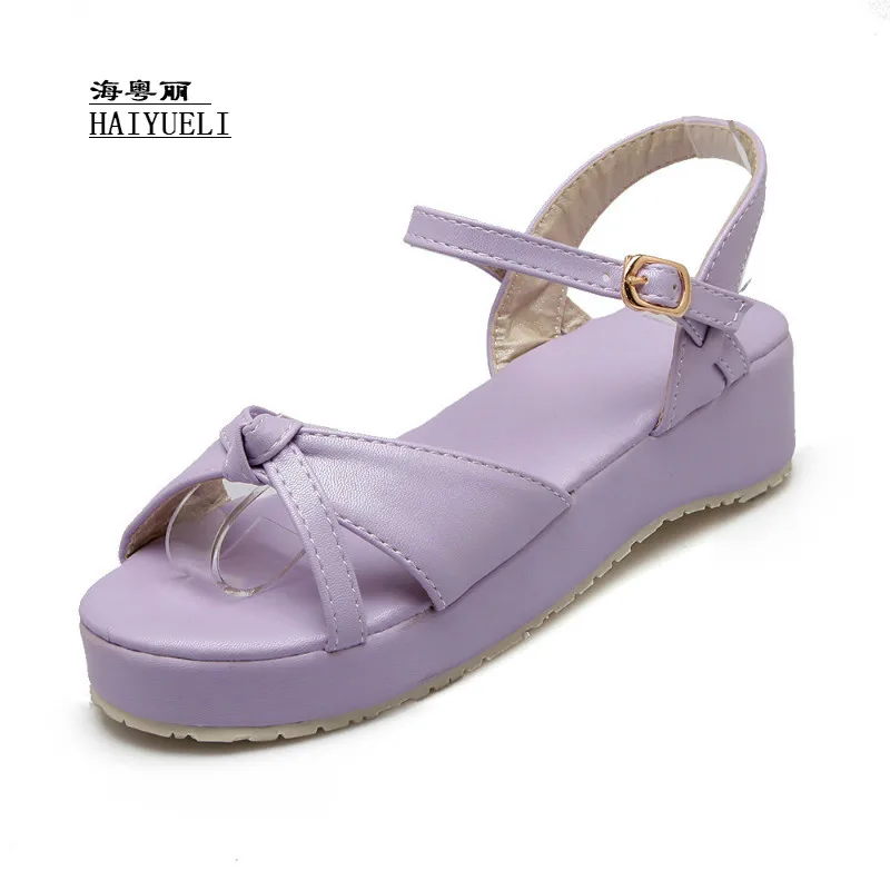 

Women Fashin PU Leather Open Toe Ankle Strap Wedges Flat Heels Casual Shoes Women Dress Sandals