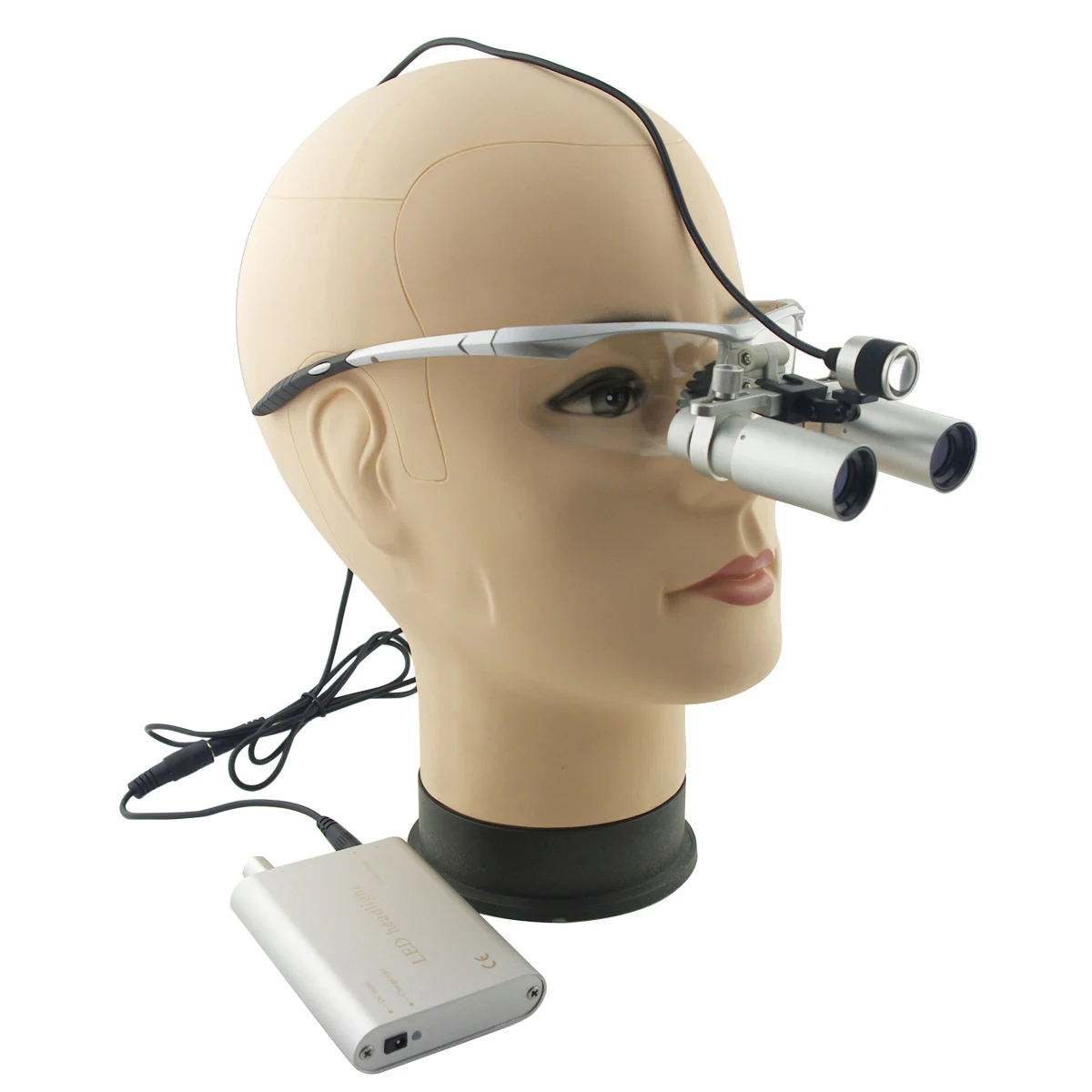 5.0x Magnification Professional Loupes with Silver BP Sports Frame and