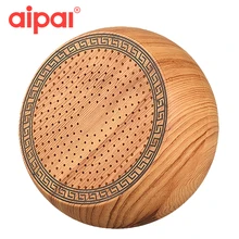 Portable Bluetooth Speaker Wooden Handsfree Wireless Mini LED Speakers with Mic TF Card MP3 Player for iPhone andriod Phones