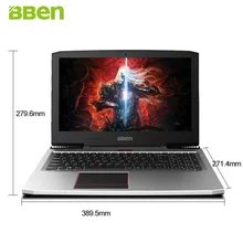 BBEN G16 15 6 IPS Gaming font b Laptop b font Windows10 Intel I7 7700HQ Quad