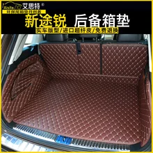 Ajuste personalizado pu couro tapete mala do carro tapete de carga para volkswagen touareg 2011 2012 2013 2014 2015 2016 2017 5d forro de carga