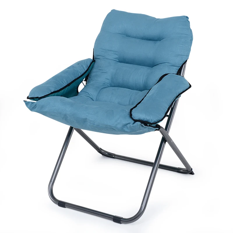  Soft Lazy Sofa Single Reclining Chair Soft Thickened Cushion Short Plush Foldable Leisure Computer 