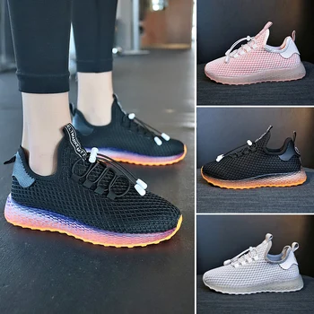 

Leader Show Trend Sneaker For Woman Air Mesh Breathable Light Brand Spring Sport Shoes Zapatillas Mujer 2019Woman Sneaker Trend
