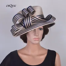 Дизайн Кентукки Дерби формальное платье шляпка для церкви свадебные головные уборы fedora гонки Ascot Чай Вечерние