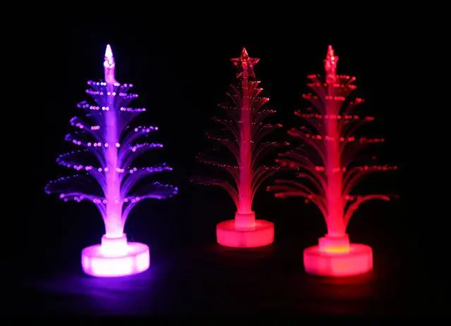 Рождественские Украшения Мигает Рождественская елка светодиодный флэш-волокно бар вечерние праздничный реквизит свечи лампы детская игрушка, подарок