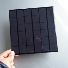 1pc x 9V 4.2W 500mA Mini polycrystalline solar Panel, 9VDC 5W solar cells module battery charger enducation kits