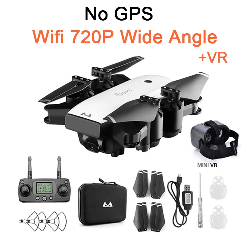 SET 7 S20 Дрон с Wi-Fi Квадрокоптер HD камера с gps следить за мной FPV RC Квадрокоптер FPV следить за мной x pro fpv гоночный Дрон вертолет на радиоуправлении - Цвет: SET 7