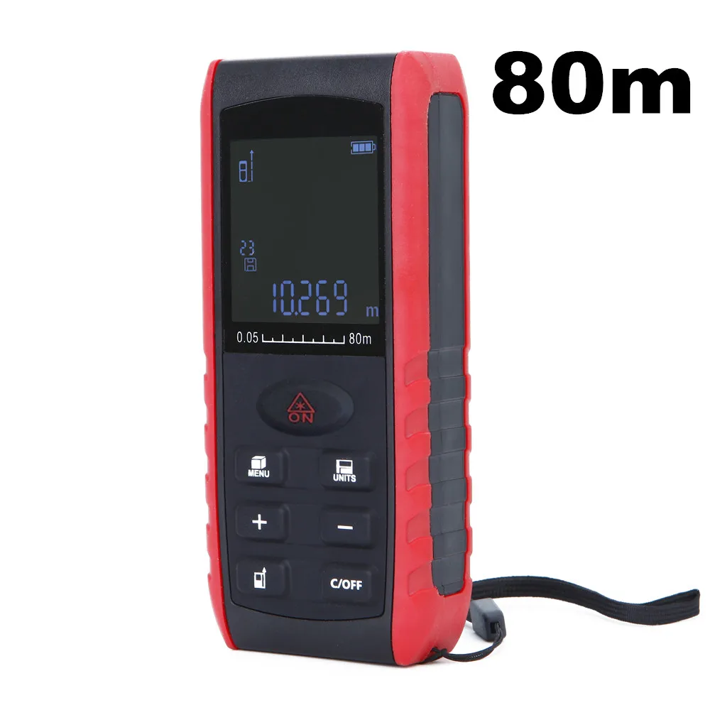 100m Handheld Digital Laser Distance Meter Rangefinder for Construction