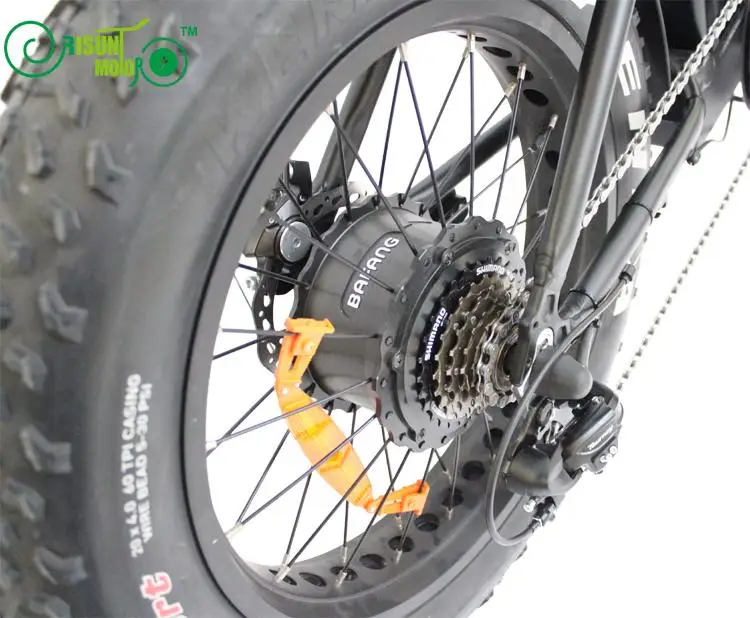Top EU DUTY FREE 48V 500W 8Fun/Bafang Hub Motor 20 Inch Ebike Mini Folding Fat Tire Electric Bicycle With 48V 12.5AH Lithium Battery 7