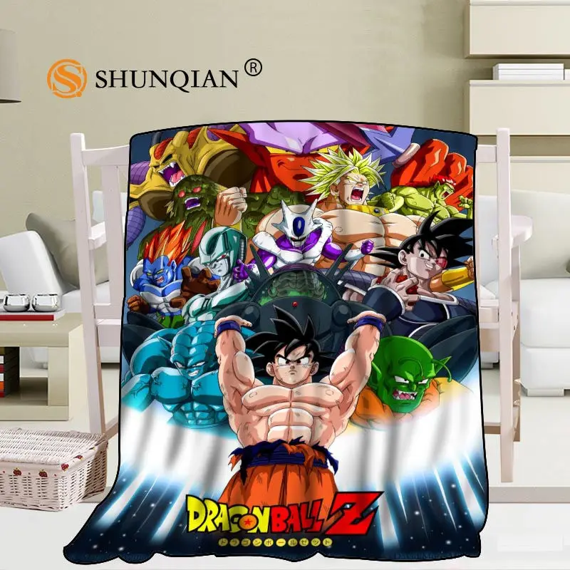 Custom Dragon Ball Z Blanket Blending Fabric 58x80inch 50X60inch
