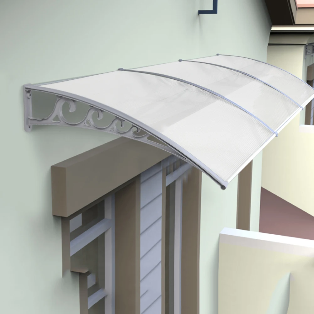 

Patio Furniture Door Awnings Rain Canopy,Aluminum Window Frame Front Door Awning,DIY Door Awning Anti UV Sun Shelter HWC