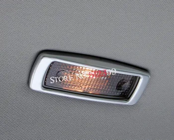 

Fit for Skoda Kodiaq 2017 - 2018 Interior Roof Rear Reading Light Lamp Decorarion Cover Trim 4*/set ABS Plastic Car Accessories
