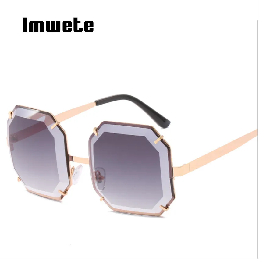 

Imwete Polygon Sunglasses Men Women Square Design Sun Glasses Ladies UV400 Trendy Brand Sunglass Male Female Vintage Eyewear