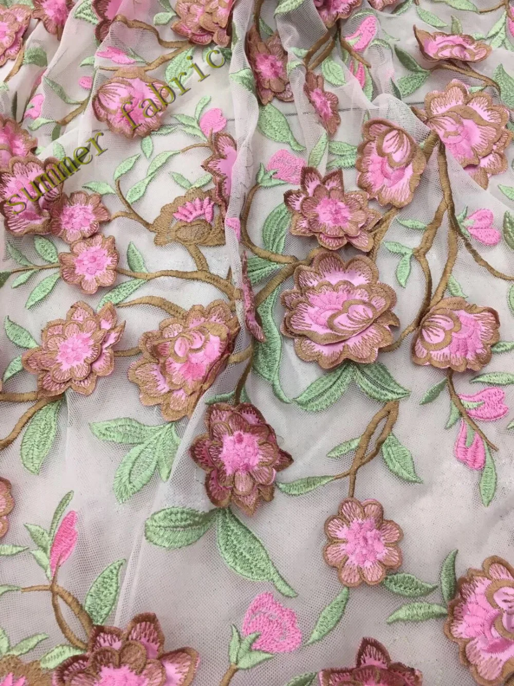 Flower Embroidery Lace Flower Embroidery Lace