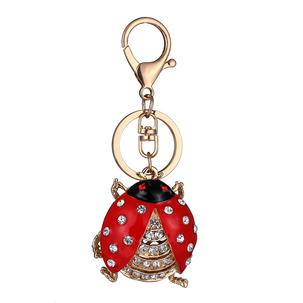 

Cute Insect Keychain Car Ladybird Beetles Bag Charms Pendant