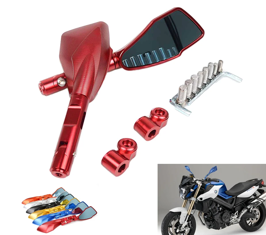 

Motorcycle Mirrors motorbike moto Rearview side Mirror CNC Aluminum For suzuki YAMAHA XJR400 XJR1200 XJR1300 XJ600 XJ6