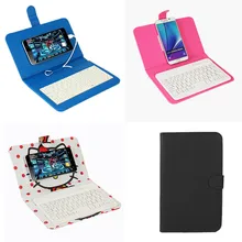 Keyboard Phone Cases for iphone 7 7plus Cover Wireless Bluetooth Cover Case for xiaomi mi5 General USB Phone Holder With Sucker
