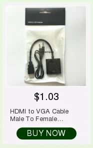 1080 P Mini HDMI к VGA RCA AV композитный адаптер конвертер с 3,5 мм аудио кабель VGA2AV/CVBS + аудио к ПК преобразователь ТВЧ-сигналов