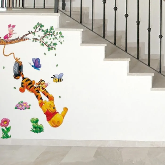 Winnie The Pooh Wall Stickers Nursery boy kid baby Room Vinyl Art Decal
