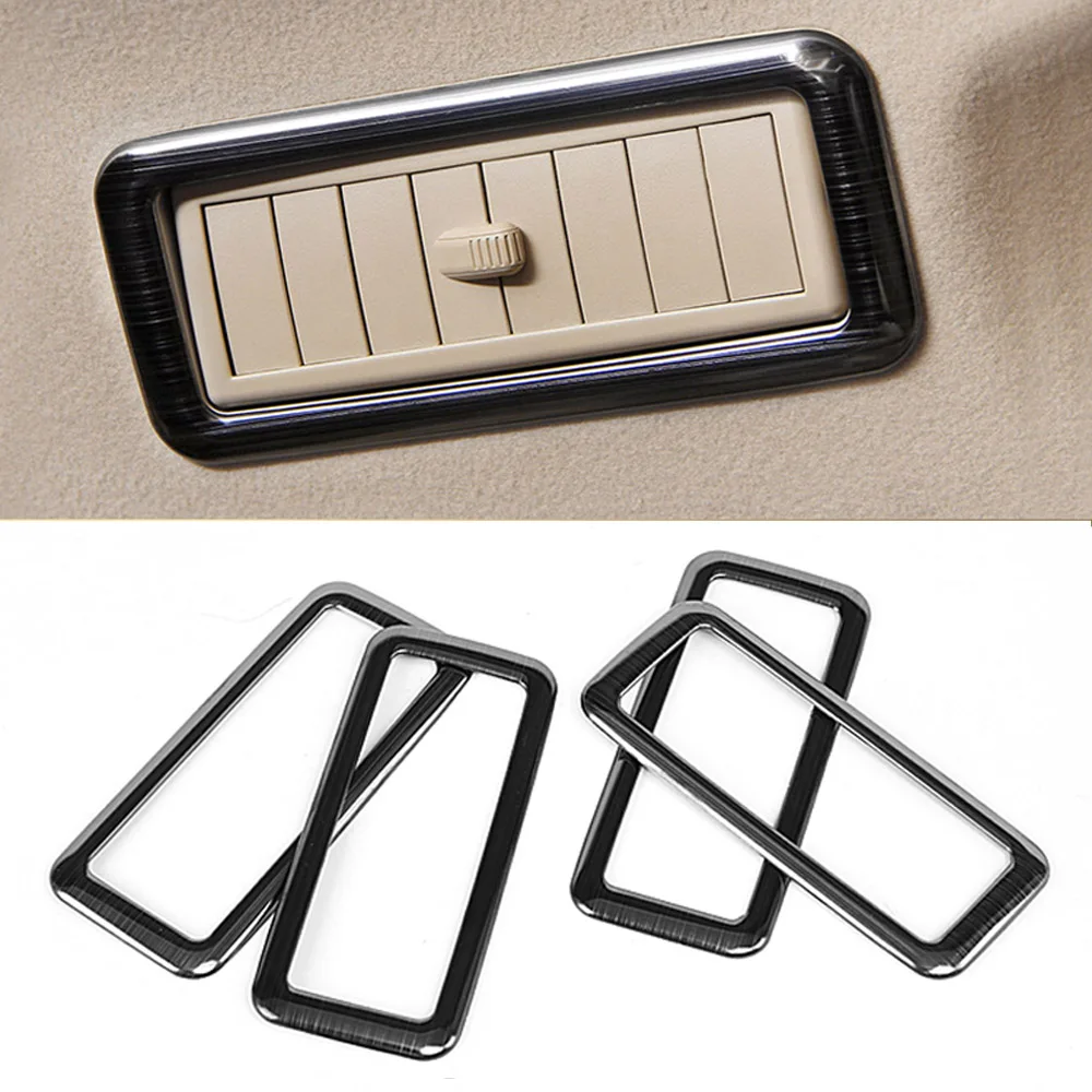 

Car Roof AC air conditioning Vent Outlet decorative frame For Toyota Land Cruiser Prado FJ150 150 2700 2014-2018 Accessories