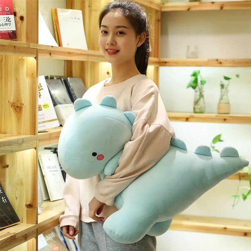 blue dinosaur pillow pet