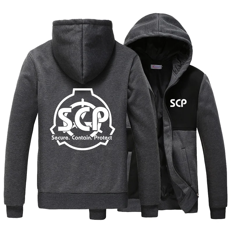 HOLRAN аниме SCP основа с капюшоном толстовка кардиган пальто специальные процедуры удержания фосфоресцирующий SCP Толстовка Куртка пальто
