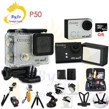 2017 new Goodpa P50 Ultra HD 4k 30fps 2.7k 30fps Sports Camera waterproof WIFI remote control limit motion DV 32G SD card gift