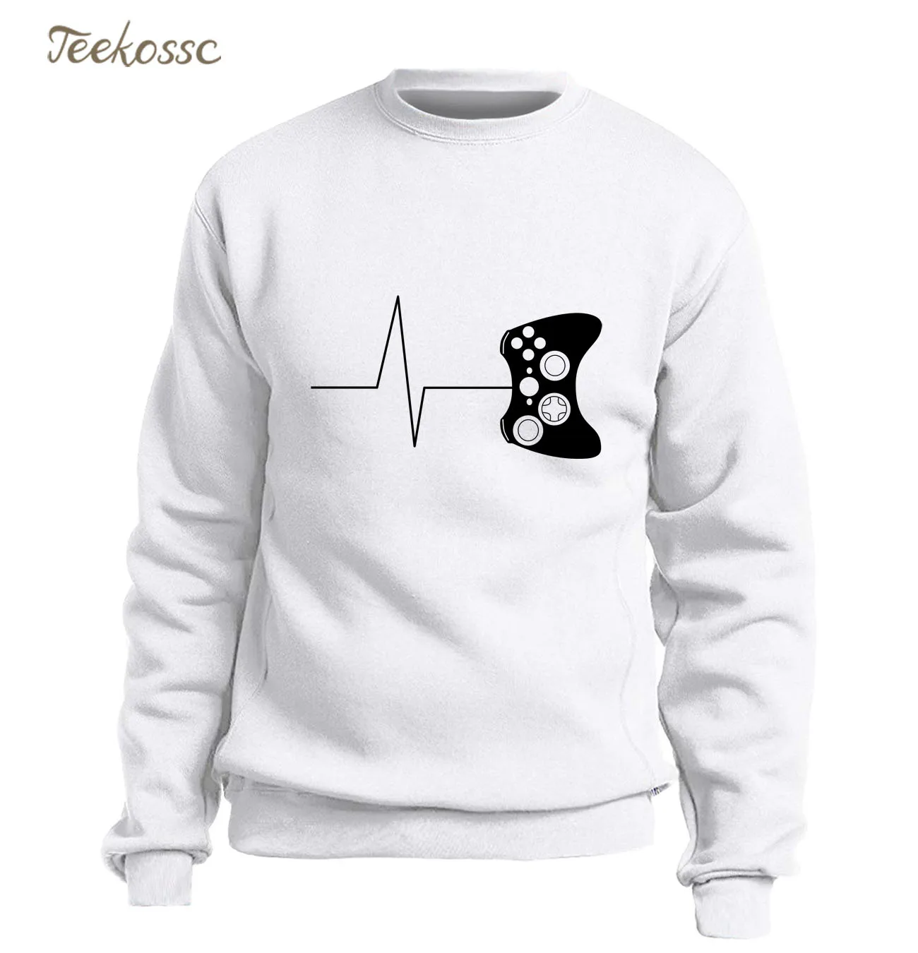 Heartbeat Of Game Мужская толстовка с забавным рисунком игровая капюшоном толстовки