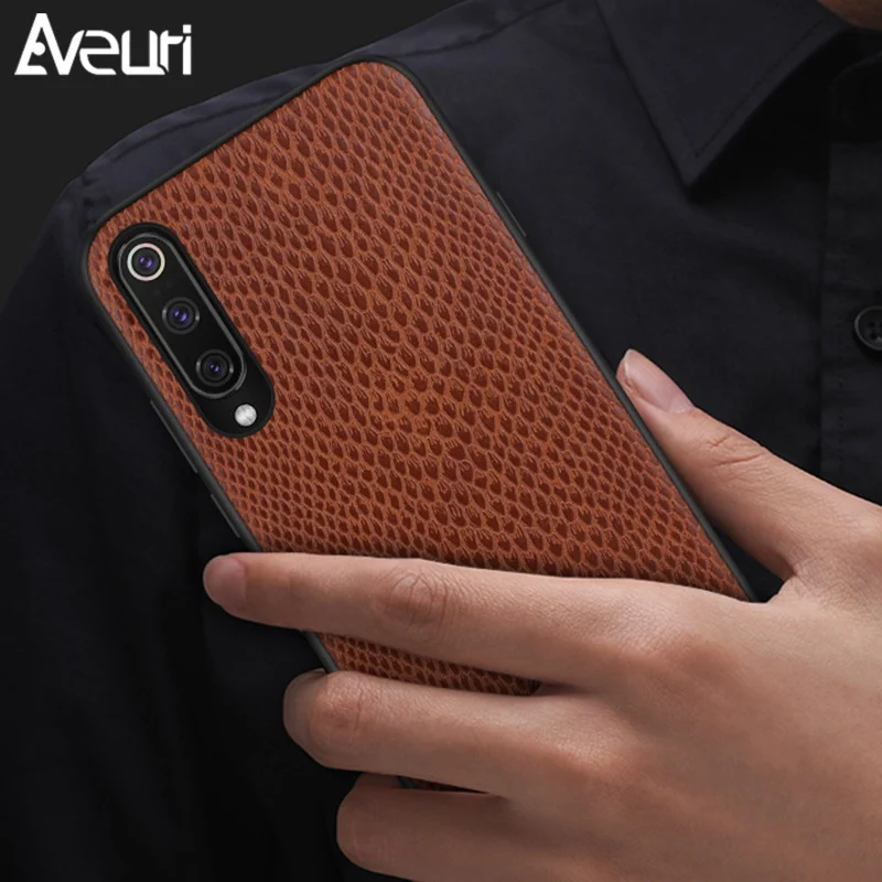 

Aveuri Luxury Phone Case For Xiaomi mi 9 8 mi9 mi8 8 SE 9 SE Coque Business Leather Silicone Back Cover Case For Xiaomi 8 9 SE