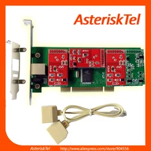 Карта Asterisk для 2U сервера, 3 FXO+ 1 FXS карты TDM410, поддерживает Asterisk Sangoma FreePBX плата с FXO tdm400p