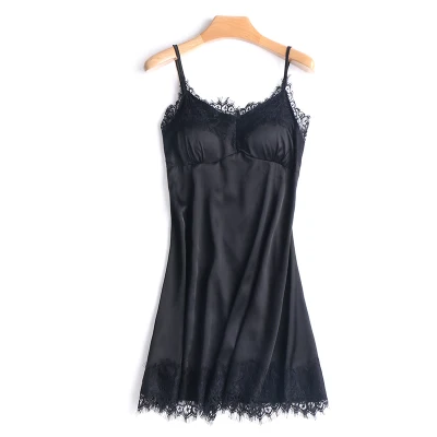 Ночная рубашка женская шелковая ночная рубашка|sleeveless nightgowns|nightgowns silksilk nightgowns |