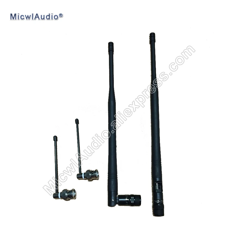 

BNC Bayonet and TNC Screw Rubber Antennas Two Style For UHF Microphones U002