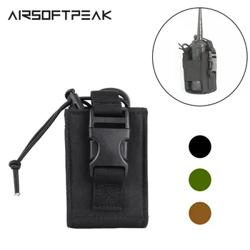 

Tactical Military Walkie-Talkie Pouch Outdoor Molle Nylon Bags Pendant Radio Walkie Talkie Holders Magazine Pouch Package Pocket