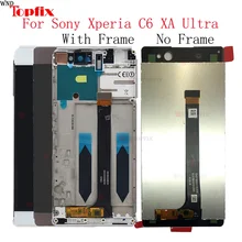 Bloc écran tactile LCD de remplacement, 6.0 pouces, pour SONY Xperia C6, XA Ultra, F3211, F3213, F3215=