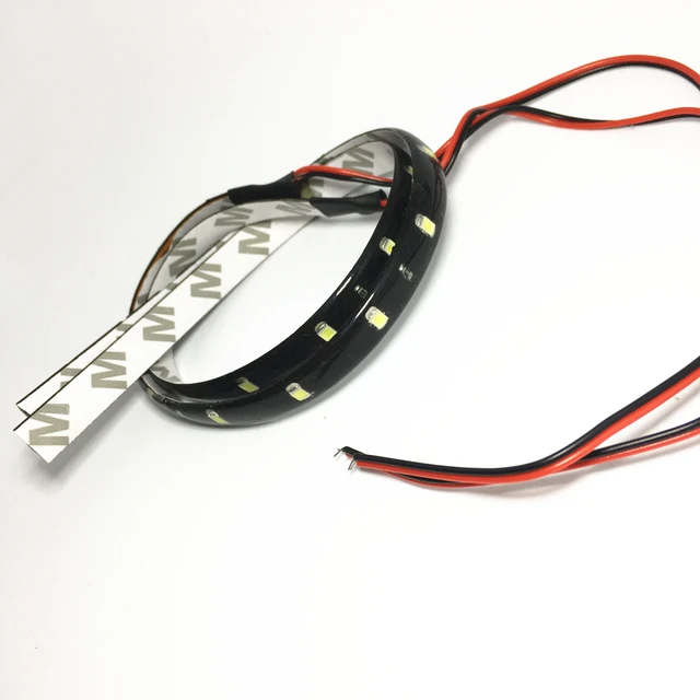 30cm Strip Light Car Flexible LED Strip Light 15SMD Waterproof LED Daytime Running Light Decorative Car DRL High Power 12V 5