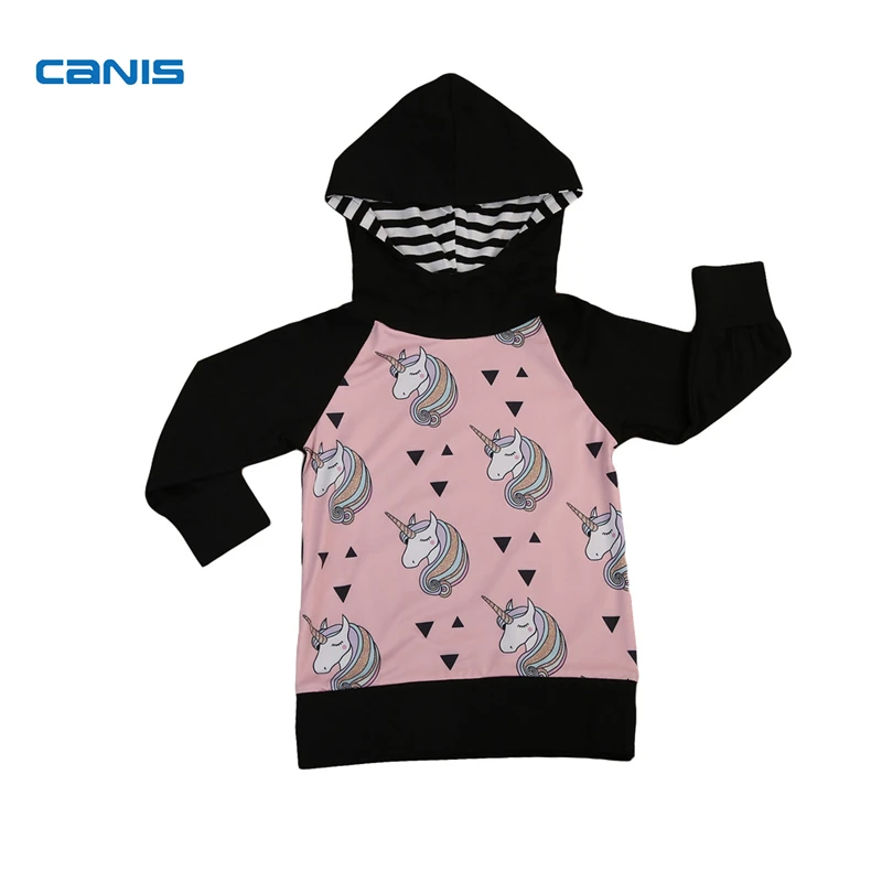 

Cute Unicorn Pattern Child Kid Girl Cotton Hoodies Hooded Sweatshirt Jacket Tops Coat Clothes