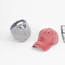 Новая мужская и женская промытая хлопковая Регулируемая однотонная солнцезащитная Кепка унисекс пара колпачок для крышки 11 цветов