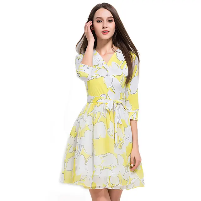 Yellow Flower Dress