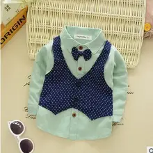 Рубашка с длинными рукавами для мальчиков на осень г. Новая детская одежда хлопковые детские рубашки ma3 jia3 tie han edition