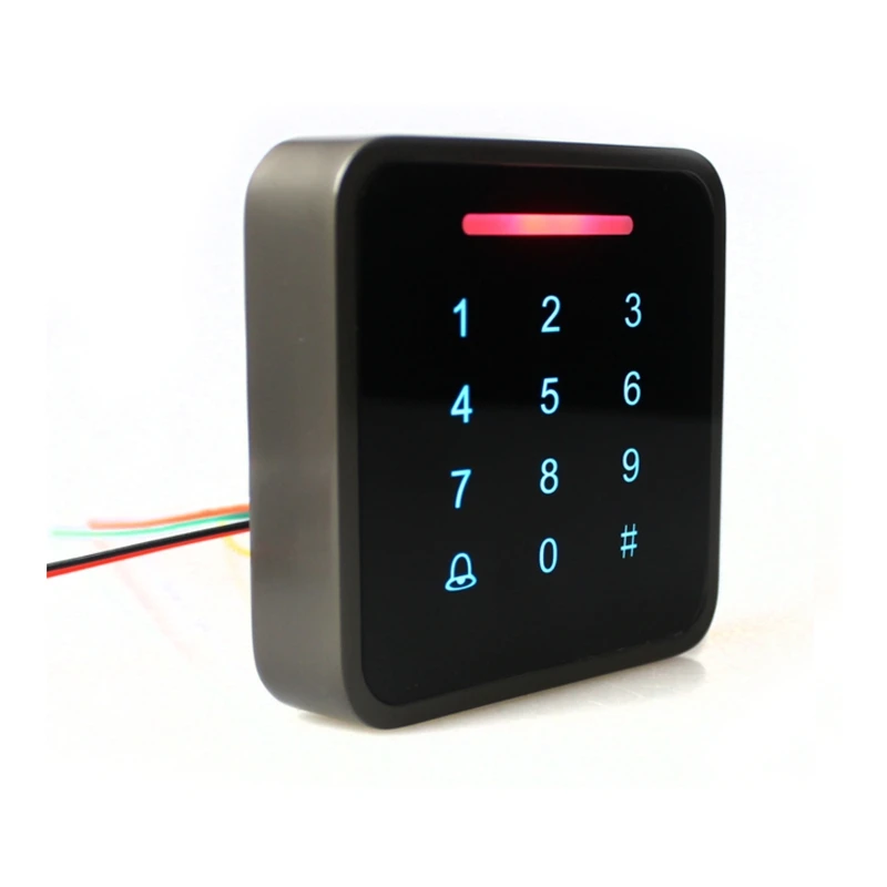 Автономный 3000 пользователей полностью металлический отпечаток пальца клавиатура пароль код считыватель дверной замок контроль доступа с питанием 12 В