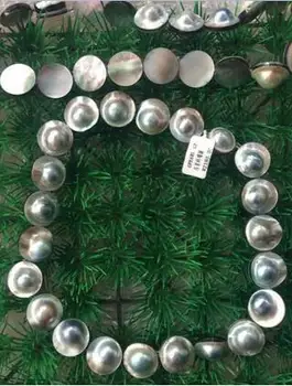 

7-8mm Japan Akoya 11-12mm white pearl Nanyang Black Pearl Necklace round flawless 18 carat gold Shuangzhu female