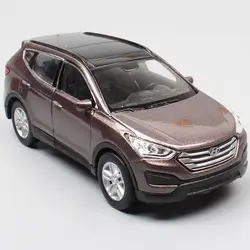 1/36 мини hyundai Santa fe Maxcruz внедорожник Миниатюрный весы для машин и других транспортных средств Литье Металла Отступить Welly Модель Дети