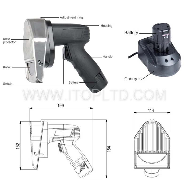 0012-04 Kebab Slicer with Battery Shawarma Doner Knife Turkey Electric Gyros Cutter Meat Cutting Machine 110V 220V 0012-04 Kebab Slicer with Battery Shawarma Doner Knife Turkey Electric Gyros Cutter Meat Cutting Machine 110V 220V