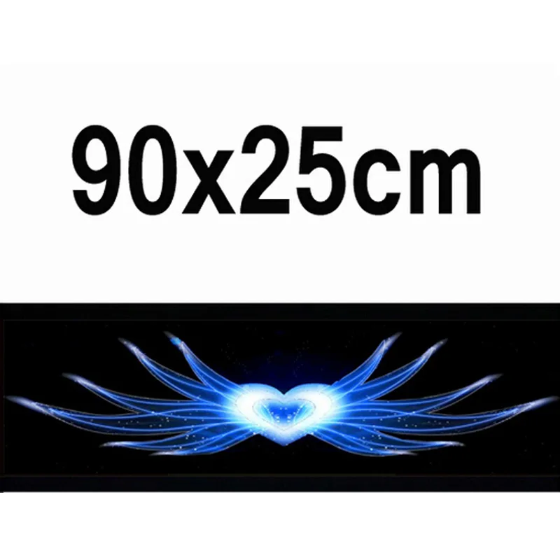 90*25cm EL sheet Light lamp sound Equalizer Angle Soul chario Led DecorationCar styling KEEN 3D Flash Car Sticker Music Rhythm | Автомобили