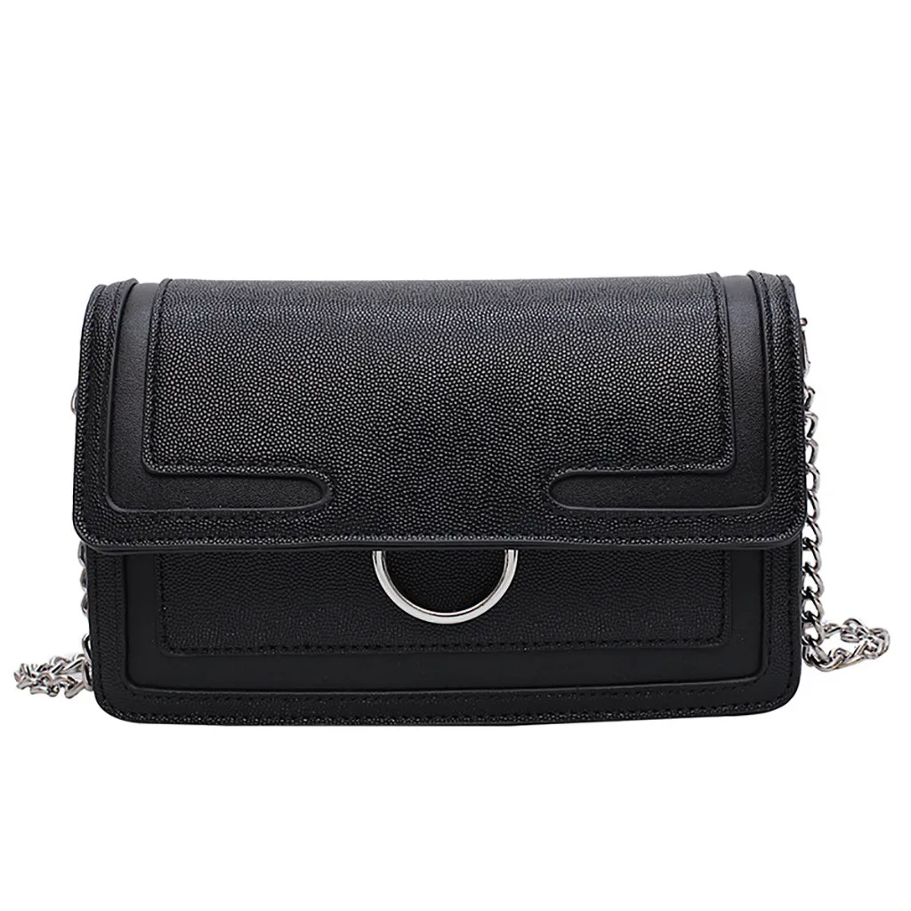 

New Elegant Shoulder Bag Women Wild Simple Messenger Bag For Girls Womens Crossbody Contrast Color Chain Shoulder Fashion K610