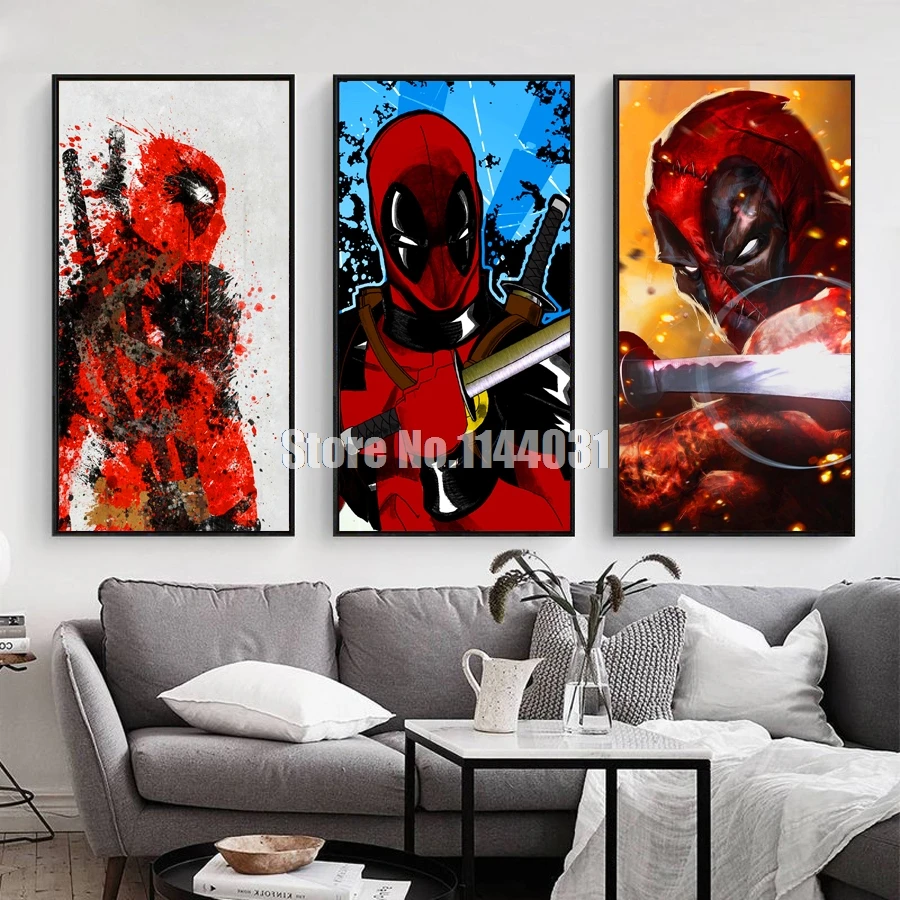 

5D DIY Diamond Painting Needlework Full Diamond Embroidery Marvel Heroes Deadpool Mosaic Painting Pattern Home Decoration