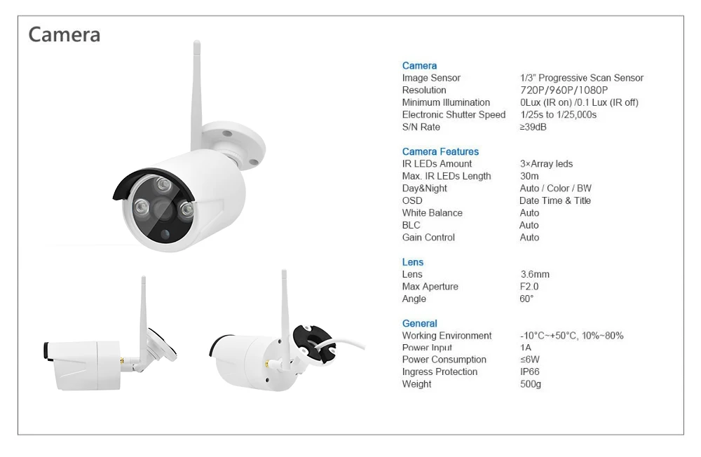  CCTV 8CH HD 1080P Security System IP Camera Wireless Kits Outdoor 2MP Surveillance WiFi NVR Kit P2P XMeye Video Monitor Night Vision (22)