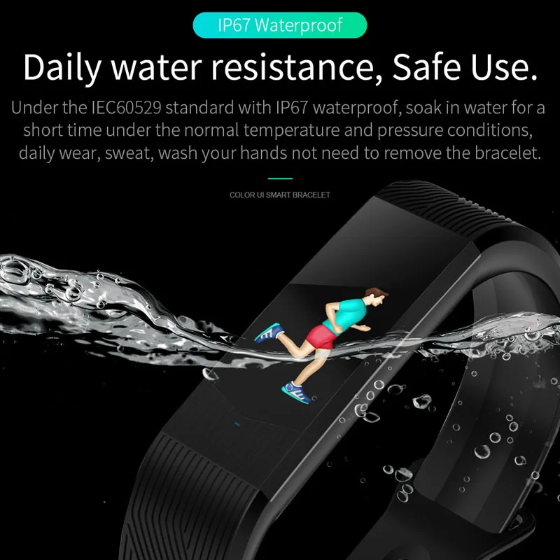 B30 Smart Watch Fitness Tracker Bluetooth Heart Rate Blood Pressure Pedometer tracker Remote camera smartband for Android iOS